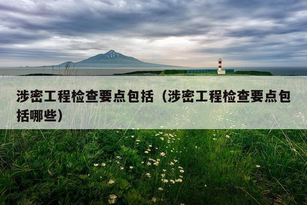 涉密工程检查要点包括（涉密工程检查要点包括哪些）