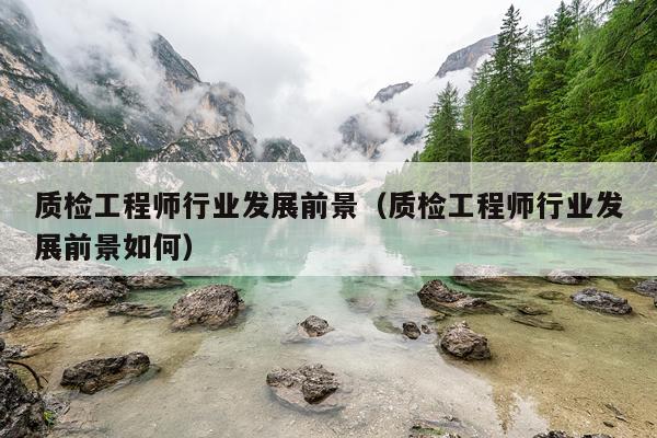 质检工程师行业发展前景（质检工程师行业发展前景如何）