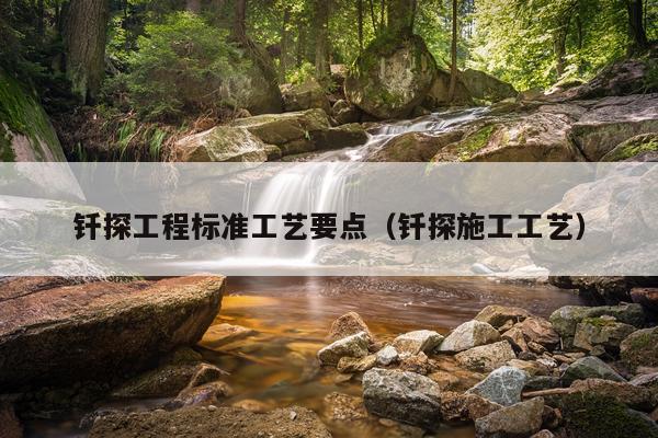 钎探工程标准工艺要点（钎探施工工艺）
