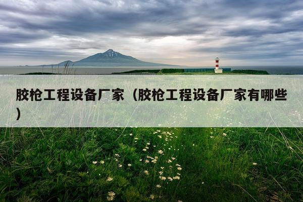 胶枪工程设备厂家（胶枪工程设备厂家有哪些）