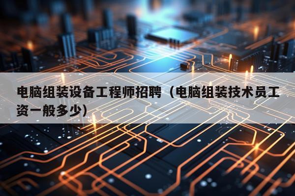 电脑组装设备工程师招聘（电脑组装技术员工资一般多少）