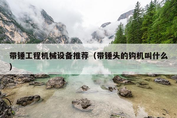 带锤工程机械设备推荐（带锤头的钩机叫什么）