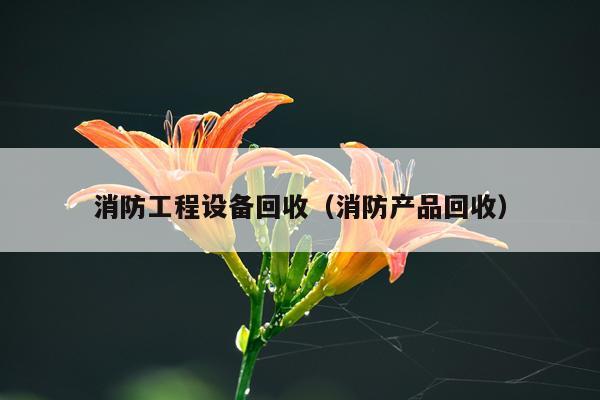 消防工程设备回收（消防产品回收）