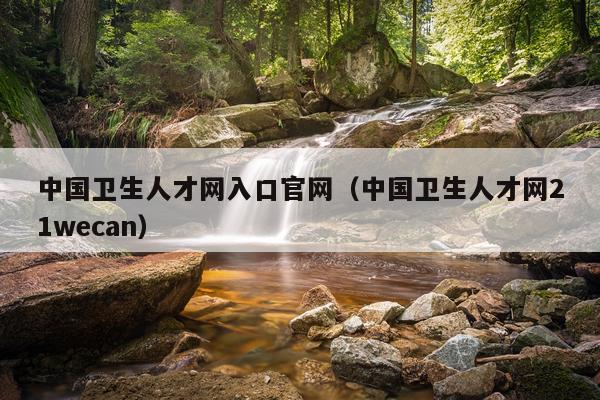 中国卫生人才网入口官网（中国卫生人才网21wecan）