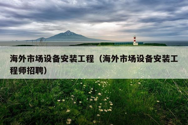海外市场设备安装工程（海外市场设备安装工程师招聘）