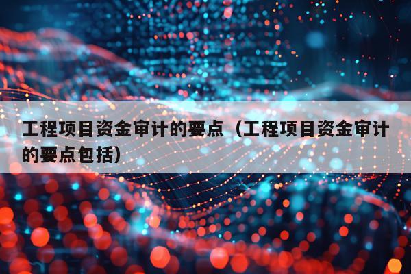 工程项目资金审计的要点（工程项目资金审计的要点包括）