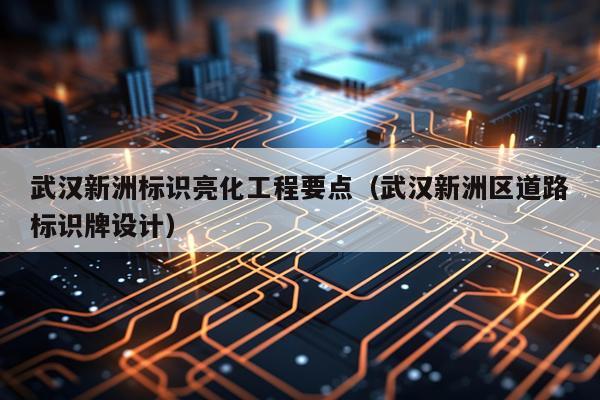 武汉新洲标识亮化工程要点（武汉新洲区道路标识牌设计）