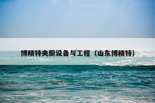 博精特央厨设备与工程（山东博精特）