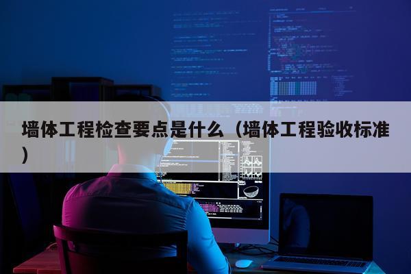 墙体工程检查要点是什么（墙体工程验收标准）