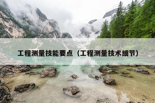 工程测量技能要点（工程测量技术细节）