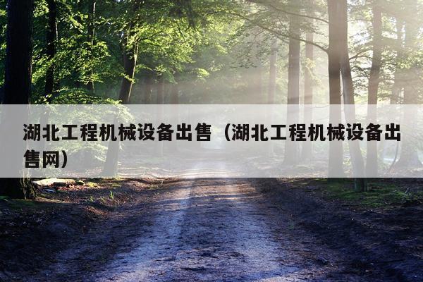 湖北工程机械设备出售（湖北工程机械设备出售网）