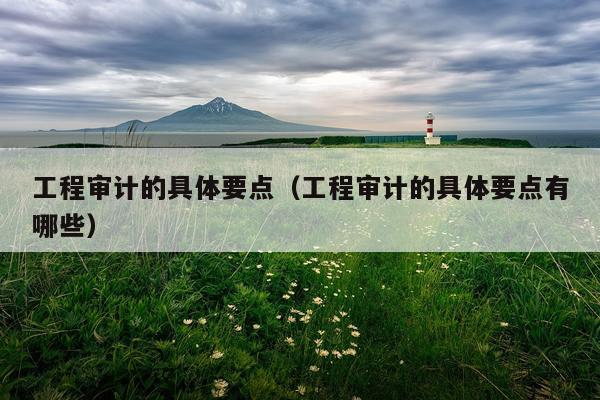 工程审计的具体要点（工程审计的具体要点有哪些）