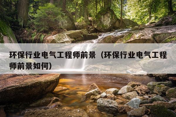 环保行业电气工程师前景（环保行业电气工程师前景如何）