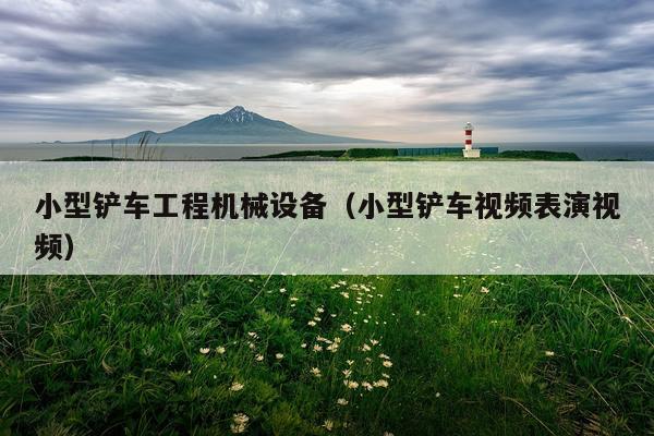 小型铲车工程机械设备（小型铲车视频表演视频）