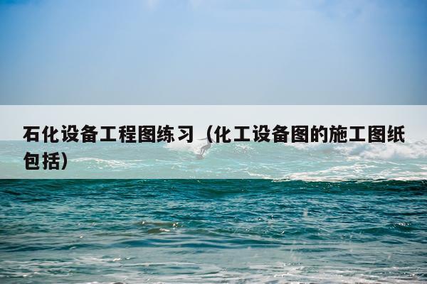 石化设备工程图练习（化工设备图的施工图纸包括）