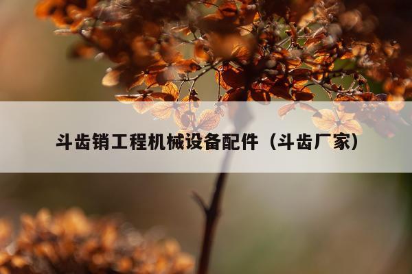 斗齿销工程机械设备配件（斗齿厂家）