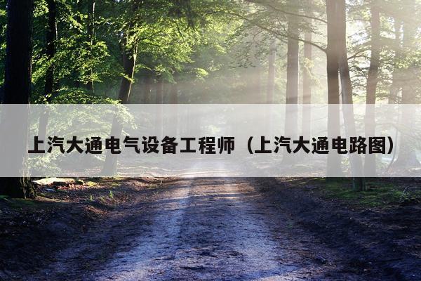 上汽大通电气设备工程师（上汽大通电路图）