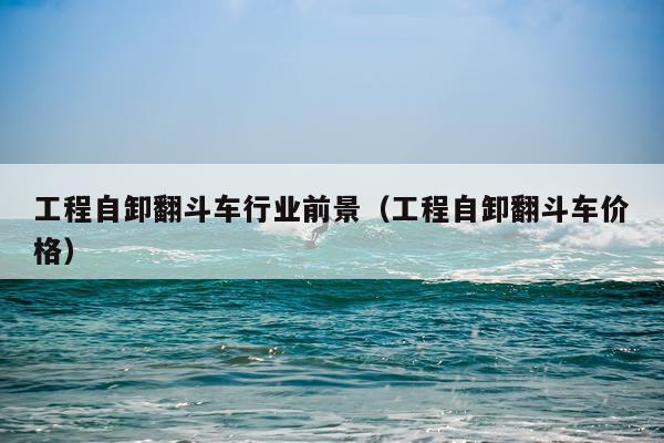 工程自卸翻斗车行业前景（工程自卸翻斗车价格）