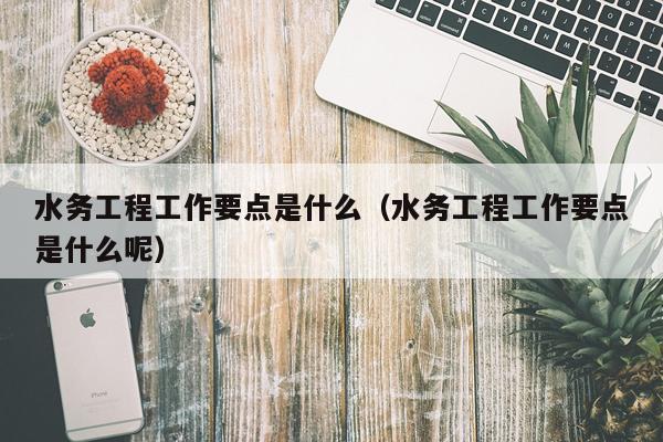 水务工程工作要点是什么（水务工程工作要点是什么呢）