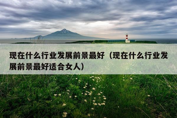现在什么行业发展前景最好（现在什么行业发展前景最好适合女人）