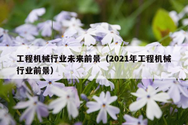 工程机械行业未来前景（2021年工程机械行业前景）