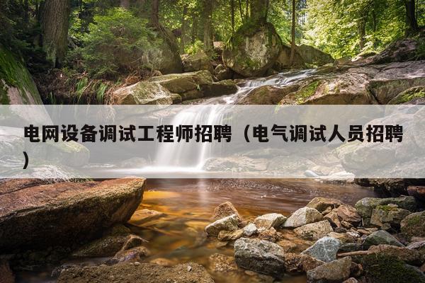 电网设备调试工程师招聘（电气调试人员招聘）