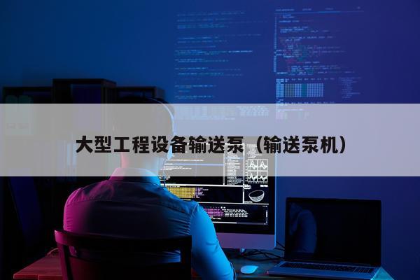大型工程设备输送泵（输送泵机）