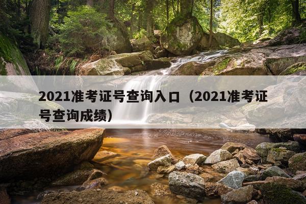 2021准考证号查询入口(2021准考证号查询成绩)