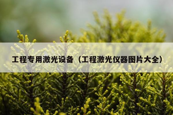 工程专用激光设备（工程激光仪器图片大全）