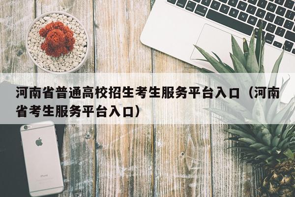 河南省普通高校招生考生服务平台入口（河南省考生服务平台入口）